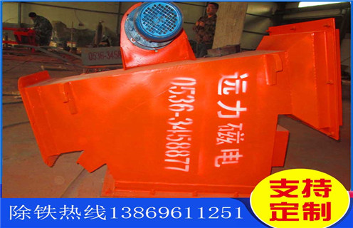 管道式自動除鐵器，新疆管道式自動除鐵器規(guī)格_新疆管道式自動除鐵器規(guī)格應用生產安裝示意圖型12000高斯_工作原理